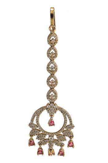 Nazaakat By Samara Singh Stone Drop Maangtikka