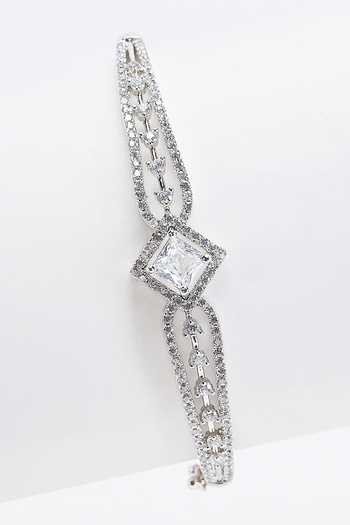 Nazaakat By Samara Singh American Diamond Studded Bracelet