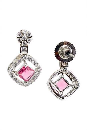 Buy_Nazaakat By Samara Singh_Gold Plated Geometric Pendant Necklace Set _Online_at_Aza_Fashions