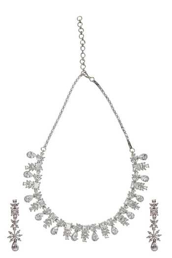 Nazaakat By Samara Singh Stone Studded Necklace Set 