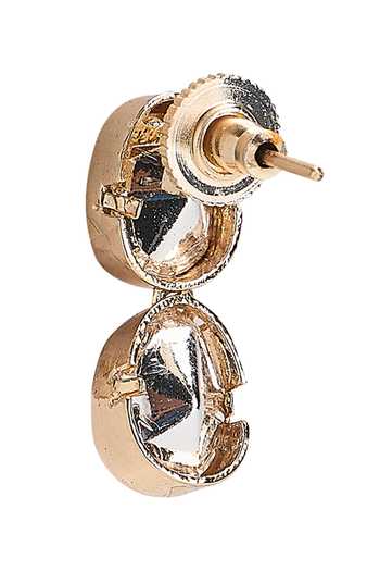 Buy Nazaakat By Samara Singh Gold Plated Polki Faux Diamond Studded Necklace Set Buy_Nazaakat By Samara Singh_Gold Plated Polki Faux Diamond Studded Necklace Set