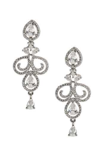 Buy Nazaakat By Samara Singh Silver Plated Stone Studded Necklace Set Buy_Nazaakat By Samara Singh_Silver Plated Stone Studded Necklace Set