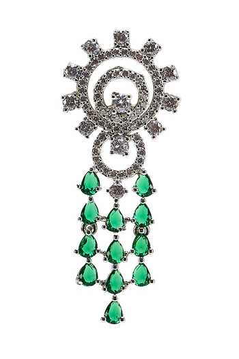 Buy Nazaakat By Samara Singh Silver Plated Tiered Stone Studded Necklace Set Online at Aza Fashions Buy_Nazaakat By Samara Singh_Silver Plated Tiered Stone Studded Necklace Set _Online_at_Aza_Fashions