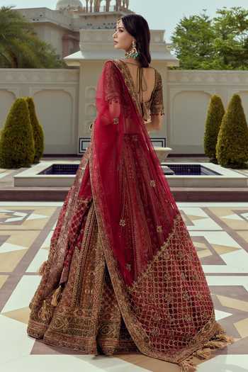 Roqa Noor Mahal Bridal Lehenga Set