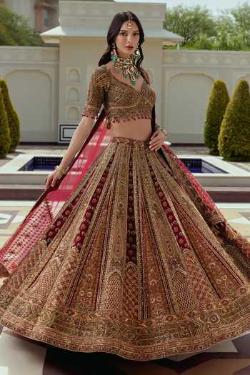 Roqa Noor Mahal Bridal Lehenga Set
