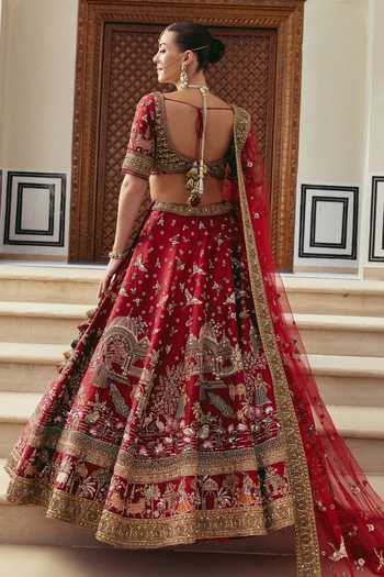 Roqa Pichwai Mahal Bridal Lehenga Set