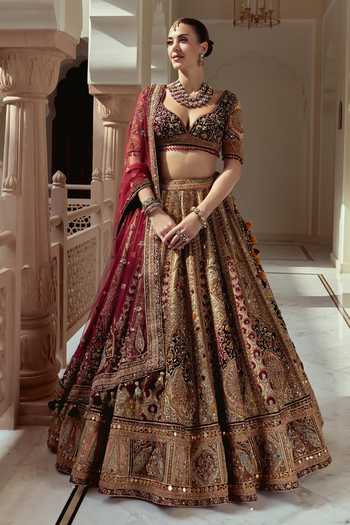 Roqa Baagh Bridal Lehenga Set