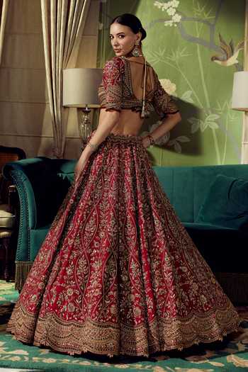 Roqa Sheesh Mahal Bridal Lehenga Set