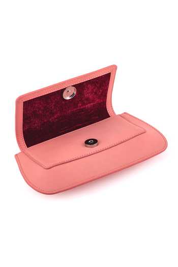 Saurav Ghosh_Silver Brooch Embellished Clutch _at_Aza_Fashions