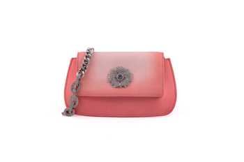 Saurav Ghosh Floral Brooch Embellished Clutch 