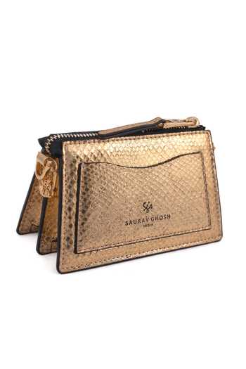 Saurav Ghosh Textured Pattern Clutch 