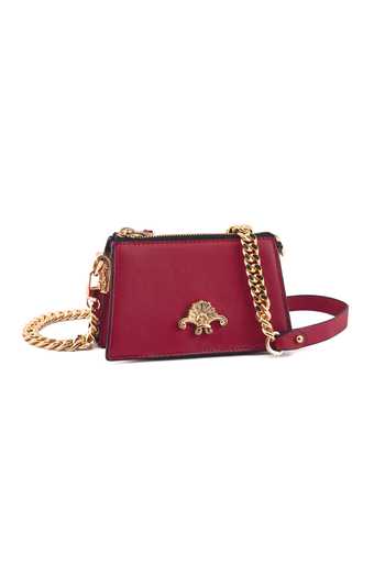 Saurav Ghosh Brooch Embellished Clutch 