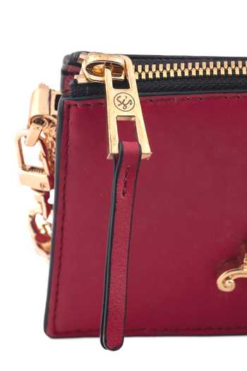 Shop_Saurav Ghosh_Red Brooch Embellished Clutch _Online_at_Aza_Fashions