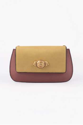 Buy_Saurav Ghosh_Blue Color Block Clutch _Online_at_Aza_Fashions