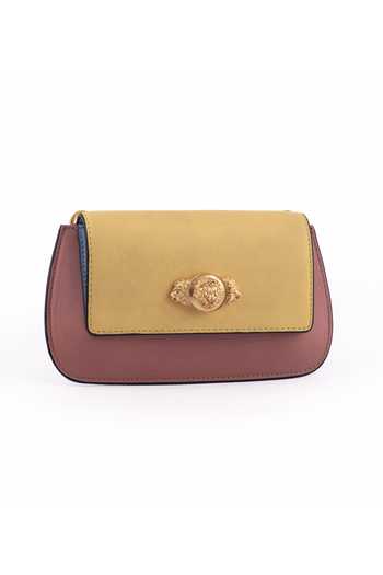 Saurav Ghosh_Blue Color Block Clutch _at_Aza_Fashions