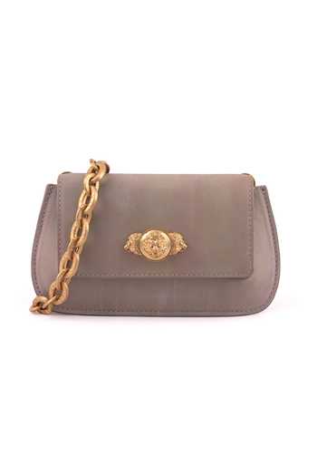 Saurav Ghosh Brooch Embellished Clutch Bag 
