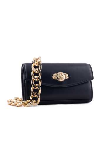 Saurav Ghosh Medallion Brooch Embellished Clutch 
