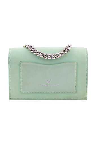 Saurav Ghosh Flower Brooch Embellished Clutch 