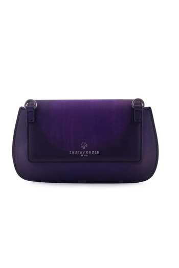 Saurav Ghosh Floral Brooch Embellished Clutch 