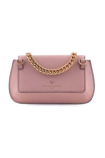Saurav Ghosh Medallion Brooch Embellished Clutch 