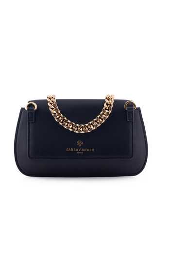 Saurav Ghosh Medallion Brooch Embellished Clutch 