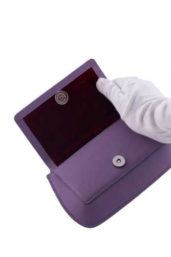 Shop_Saurav Ghosh_Purple Brooch Embellished Clutch _Online_at_Aza_Fashions
