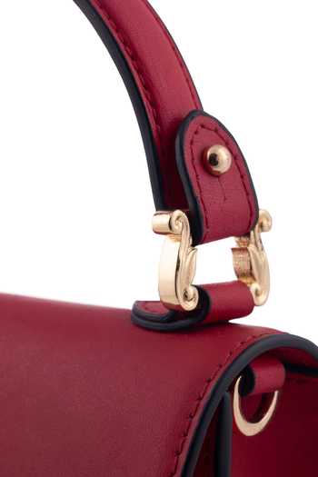 Saurav Ghosh_Red Leather Clutch Bag _Online_at_Aza_Fashions
