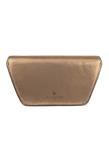 Saurav Ghosh Floral Brooch Embellished Clutch 