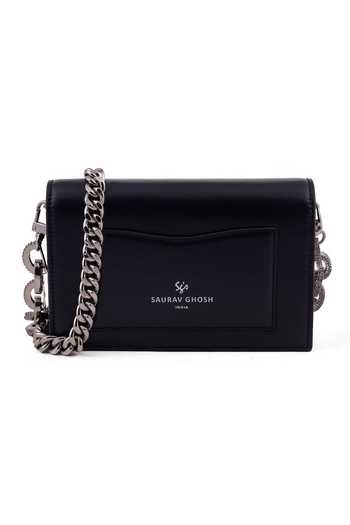 Saurav Ghosh Flower Embellished Clutch 