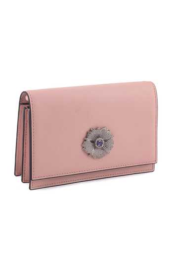 Buy_Saurav Ghosh_Pink Placement Embellished Clutch Bag _Online_at_Aza_Fashions