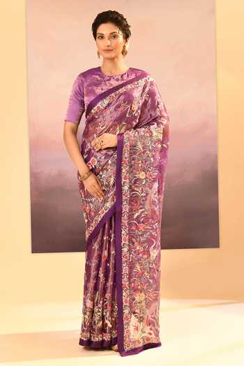 singhanias Tissue Saree & Running Blouse Fabric 