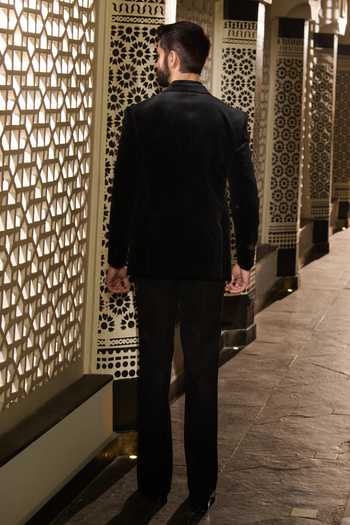 Contrast By Parth Nova Embroidered Tuxedo Set 