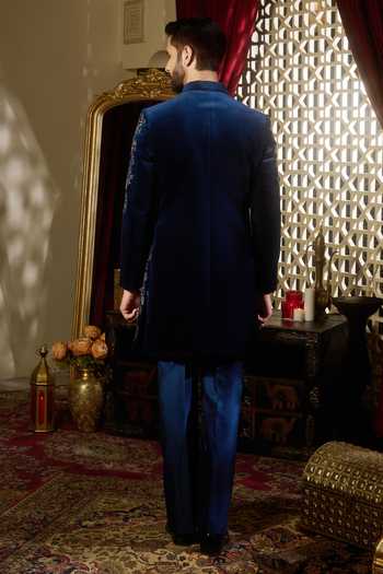 Contrast By Parth Reign Embroidered Sherwani Set 