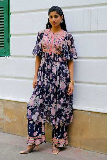 Aangan By Parul Aurora Printed Kurta & Pant Set 
