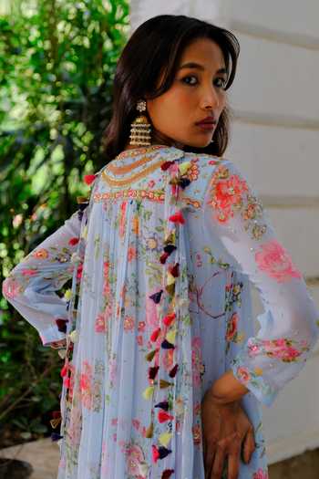 Aangan By Parul Cloudburst Printed Kurta & Pant Set 