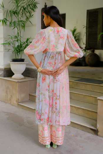 Aangan By Parul Siena Printed Kurta & Pant Set 