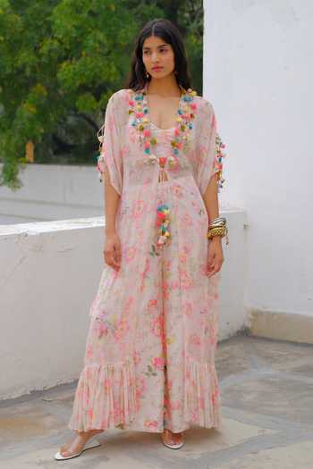 Aangan By Parul Seraphine Drift Kaftan & Pant Set 