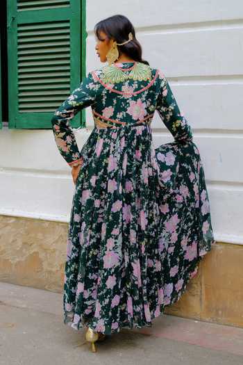Aangan By Parul Maison Lumiere Printed Anarkali & Pant Set 