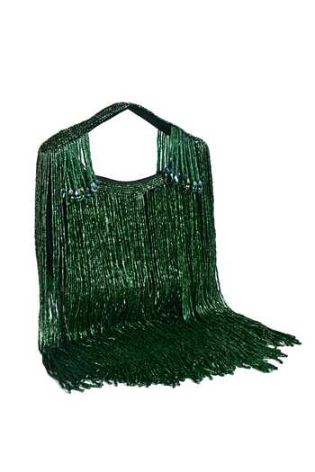 House of Webhin Layali Emerald Elegance Clutch 