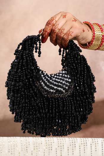 House of Webhin Rhea Black Moon Bag 