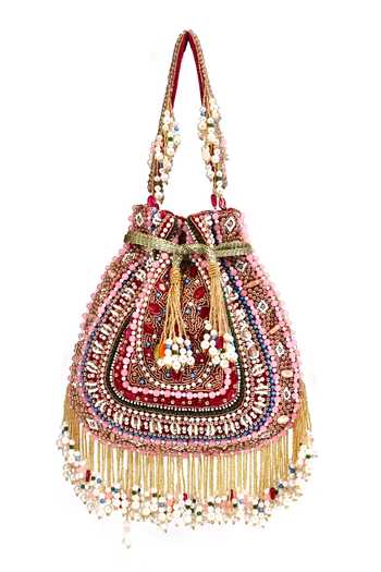 House of Webhin Zahra Velvet Potli 