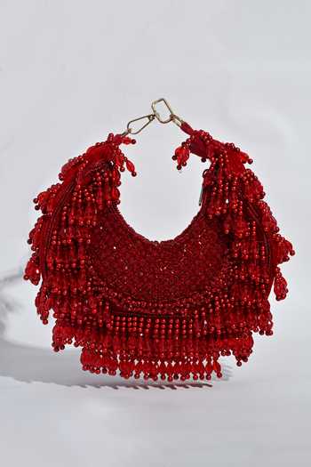 House of Webhin Rhea Red Moon Bag