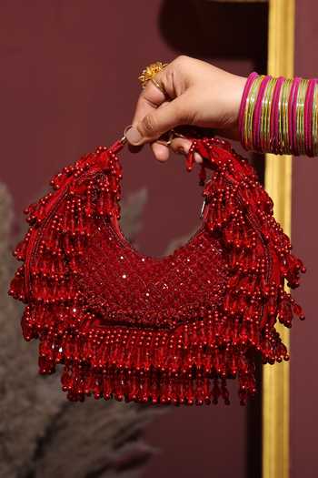 House of Webhin Rhea Red Moon Bag