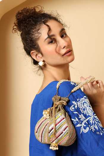 House of Webhin Chamkili Sequin Work Potli 