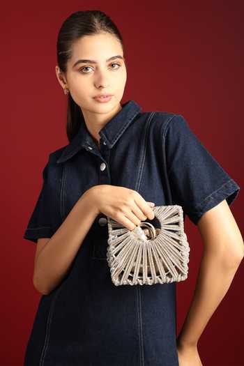 House of Webhin Zyra Mini Beaded Bag 