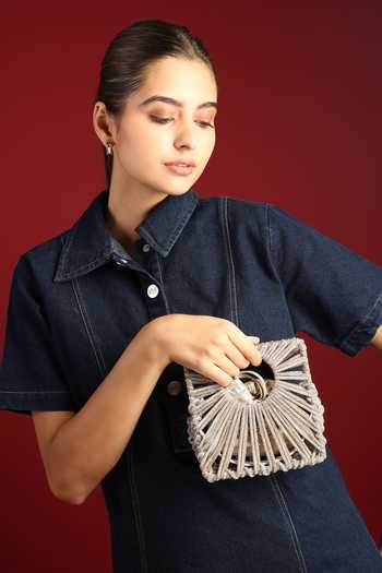 House of Webhin Zyra Mini Beaded Bag 
