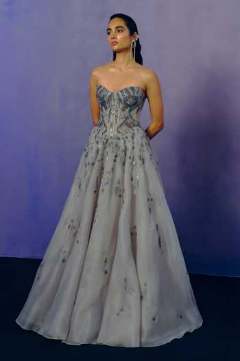 Dolly J Smoked Stardust Ball Gown 