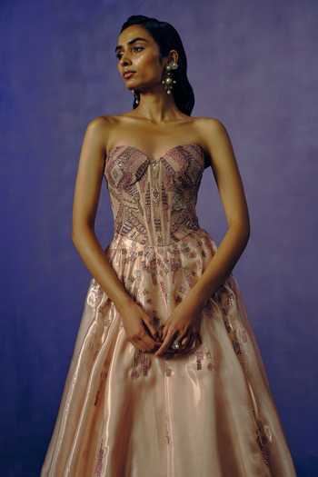 Dolly J Sunlit Bloom Ball Gown 