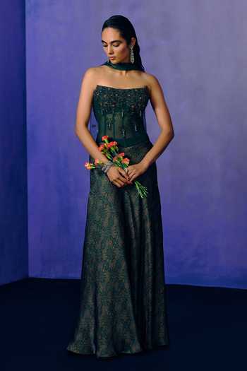 Dolly J Verdant Muse Corset & Skirt Set