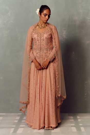 Dolly J Sunset Petal Kurta Skirt Set